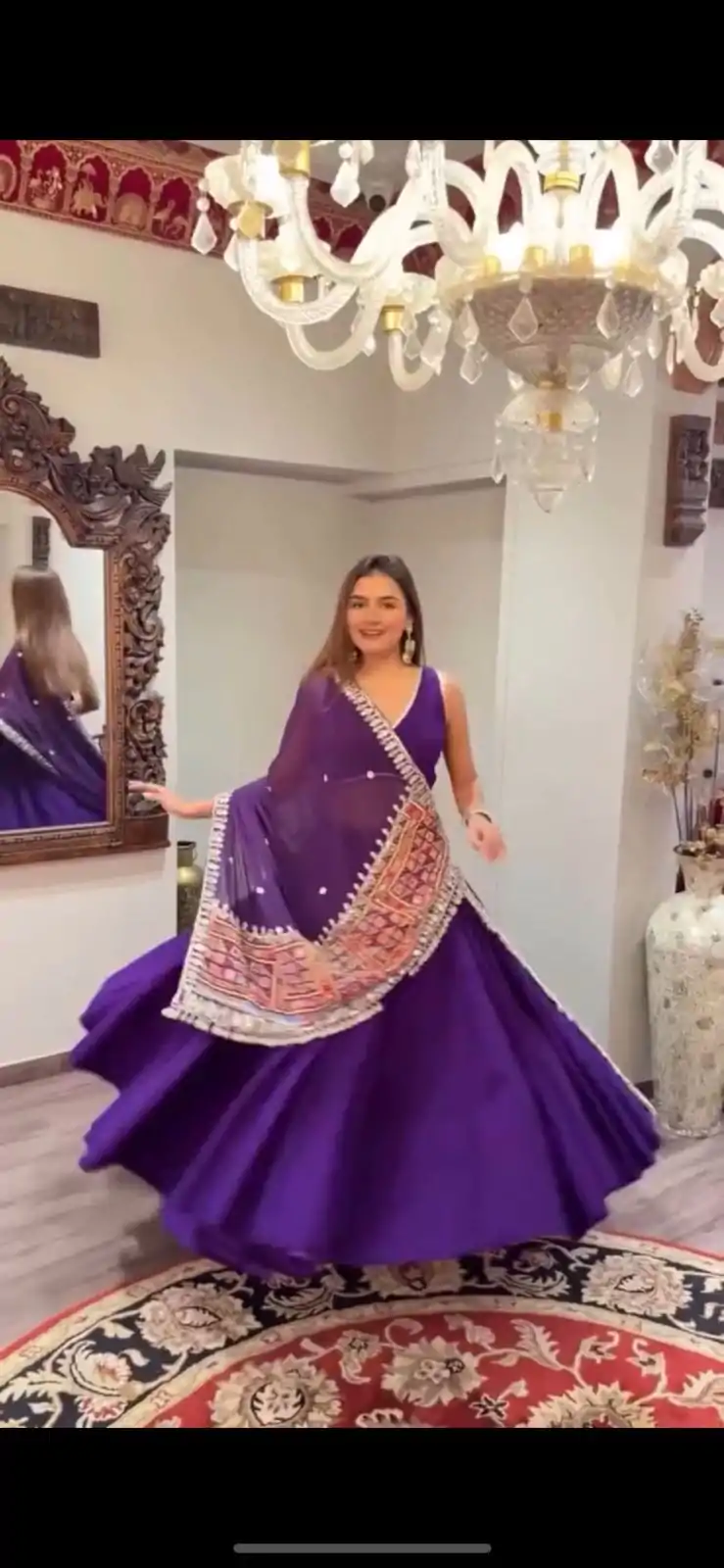 BE 393 Purple Crape Silk Lehenga Choli Perfect for Wedding, Party, Engagement, Anniversary, Traditional Day Get it for ₹1999. Delivery 4-6 Working | Lehenga, Bollywood Lehenga, Creative Lehenga, Designer Lehenga, Embroidered Lehenga, Party Wear Lehenga