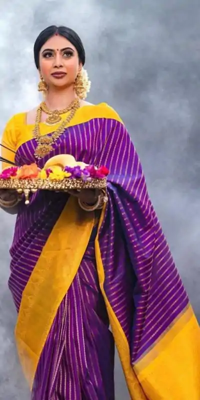 KP 5006 Purple Soft Lichi Silk Saree Perfect for Wedding, Party, Raksha Bandhan, Durga Puja, Ganesh Chaturthi . Introductory Price ₹1499. Delivery | Sarees, Bollywood Sarees, Creative Sarees, Designer Sarees, Embroidered Sarees, Ethnic Saree, Modern Digital sarees, Party Wear Sarees