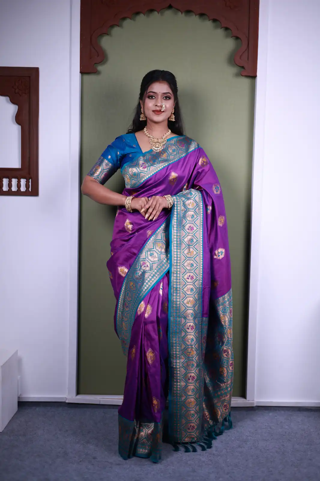 MB 22 Purple Soft Paithani silk Saree Perfect for Wedding, Party, Sangeet, Haldi, Housewarming – . Best Price ₹2449. Delivery 4-6 Working Days. Shop no | Sarees, Bollywood Sarees, Creative Sarees, Designer Sarees, Embroidered Sarees, Ethnic Saree, Modern Digital sarees, Party Wear Sarees