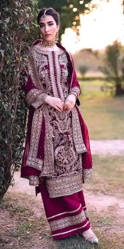 SRK 5297 Rani Pink Heavy Faux Georgette With Chain Stitch Embroidery Sequence Work Salwar Suit Wedding, Party, Festive, Events, 4-6 Working Days At 2399 | Jump Suits, Salwar suit, Casual Suits, Creative suits, Designer Suits, Palazzo Suits, Party Wear Suits, Patiala Suits, Straight Suits