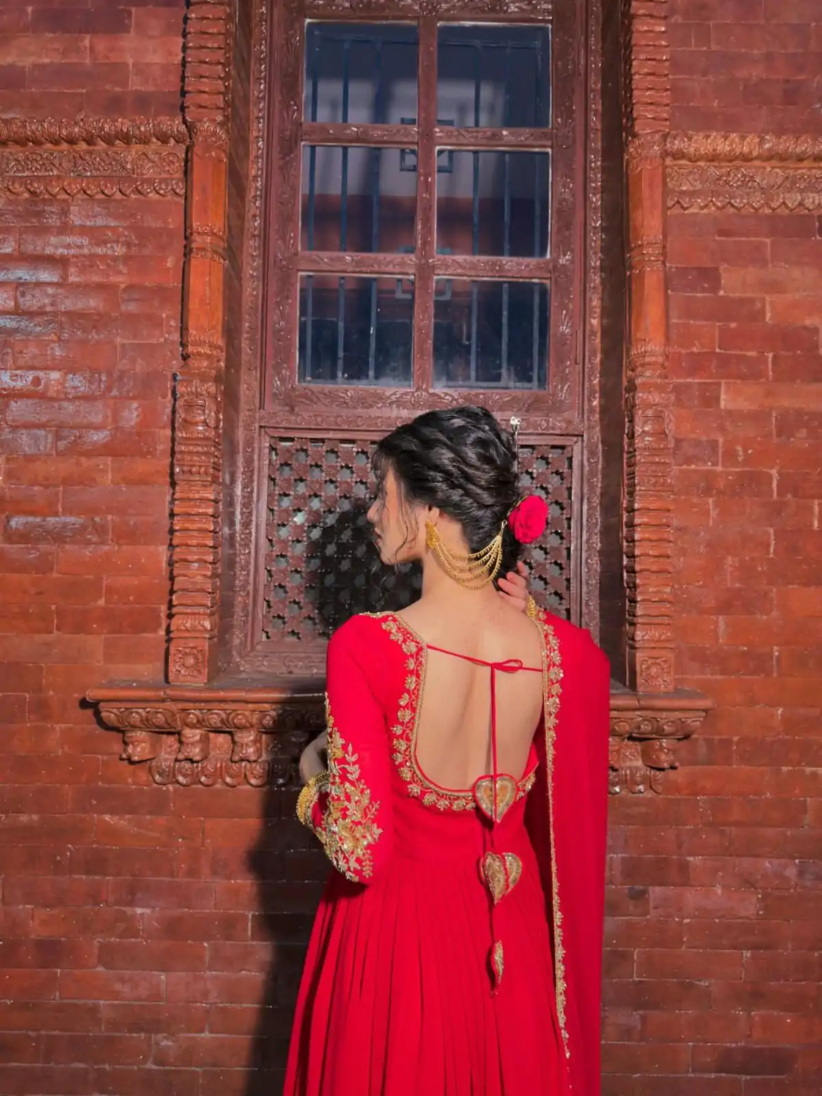 NSR 868 Red Color Heavy Faux Georgette Embroidery fency Sleeve Gown . Special Price ₹1899. Delivery 4-6 Working Days. Shop now. | Gowns, Bollywood Gowns, Creative Gowns, Designer Gowns, Embroidered Gowns, Party Wear Gowns