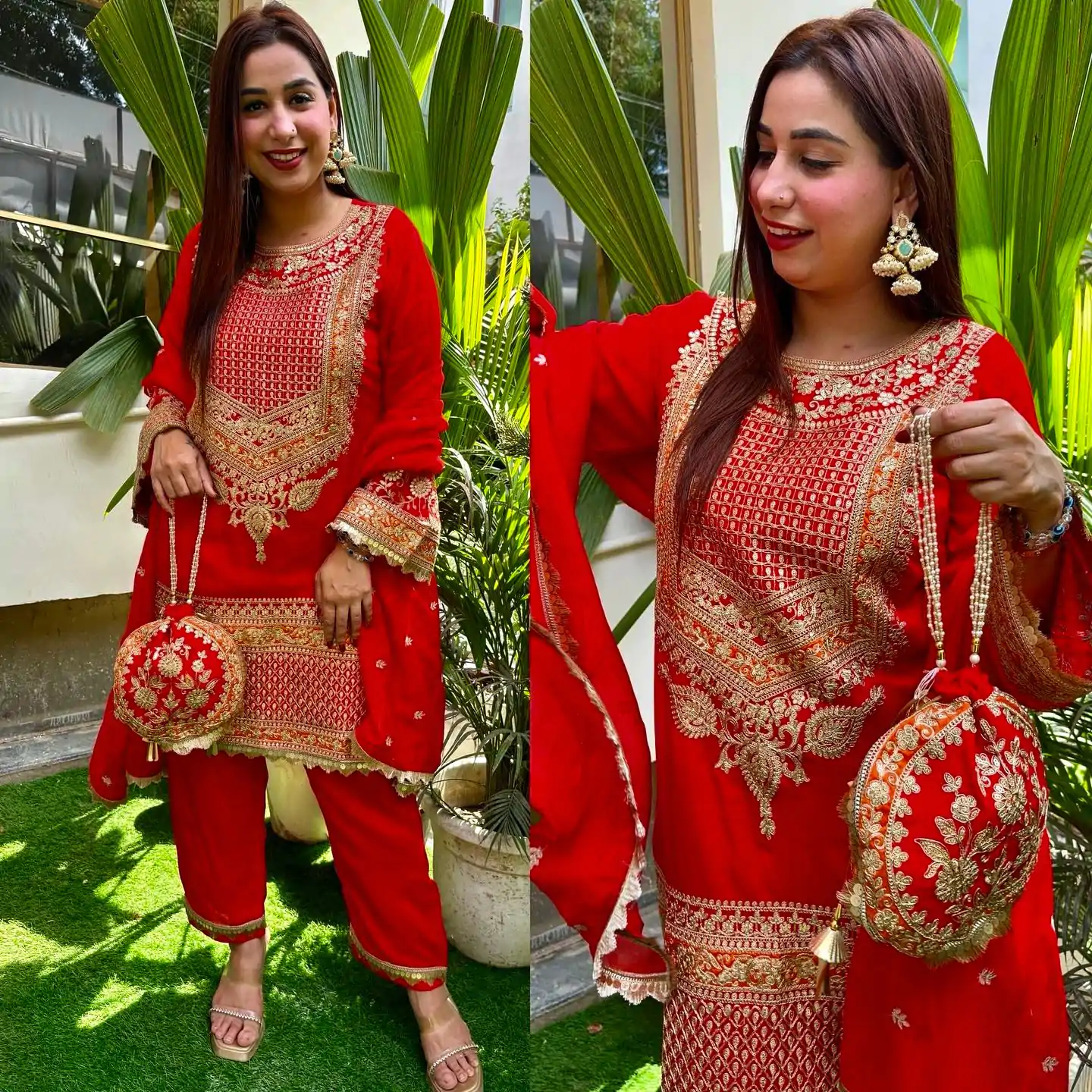 SR 1685 Red Color Heavy Faux Georgette With Embroidery Sequence Salwar Suit . Grab it for ₹2099. Delivery 4-6 Working Days. | Jump Suits, Tops & Bottoms, Track Suits, Salwar suit, Casual Suits, Creative suits, Designer Suits, Palazzo Suits, Party Wear Suits, Patiala Suits, Straight Suits, Trendy Wear