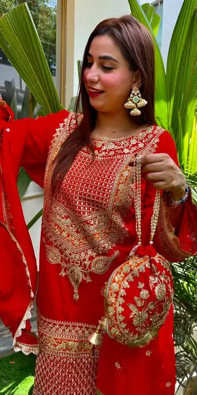 SR 1685 Red Color Heavy Faux Georgette With Embroidery Sequence Salwar Suit . Grab it for ₹2099. Delivery 4-6 Working Days. | Jump Suits, Tops & Bottoms, Track Suits, Salwar suit, Casual Suits, Creative suits, Designer Suits, Palazzo Suits, Party Wear Suits, Patiala Suits, Straight Suits, Trendy Wear