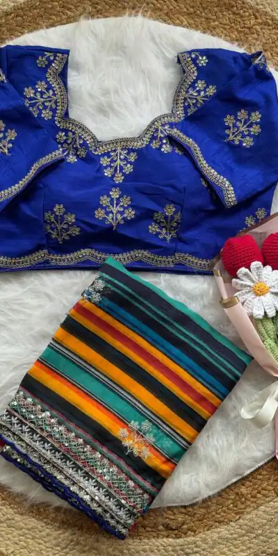 AC MIRA Royal Blue in Color Soft Organza Embroidery Work & Lace Work Saree . Get it for ₹2449. Delivery 4-6 Working Days. Shop now. | Sarees, Bollywood Sarees, Creative Sarees, Designer Sarees, Embroidered Sarees, Ethnic Saree, Modern Digital sarees, Party Wear Sarees