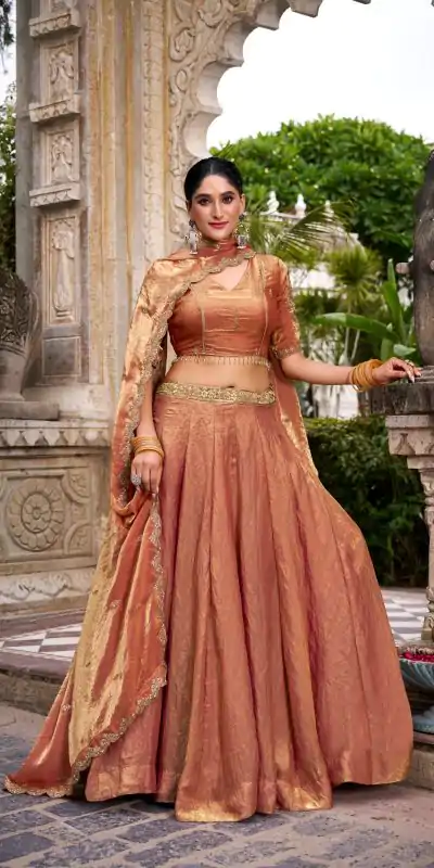 LNB 1440 Rust Fendi Sequins Work & Embroidery Work Lehenga Choli in . Introductory Price ₹2999. Delivery 4-6 Working Days. Shop now. | Lehenga, Bollywood Lehenga, Creative Lehenga, Designer Lehenga, Embroidered Lehenga, Party Wear Lehenga