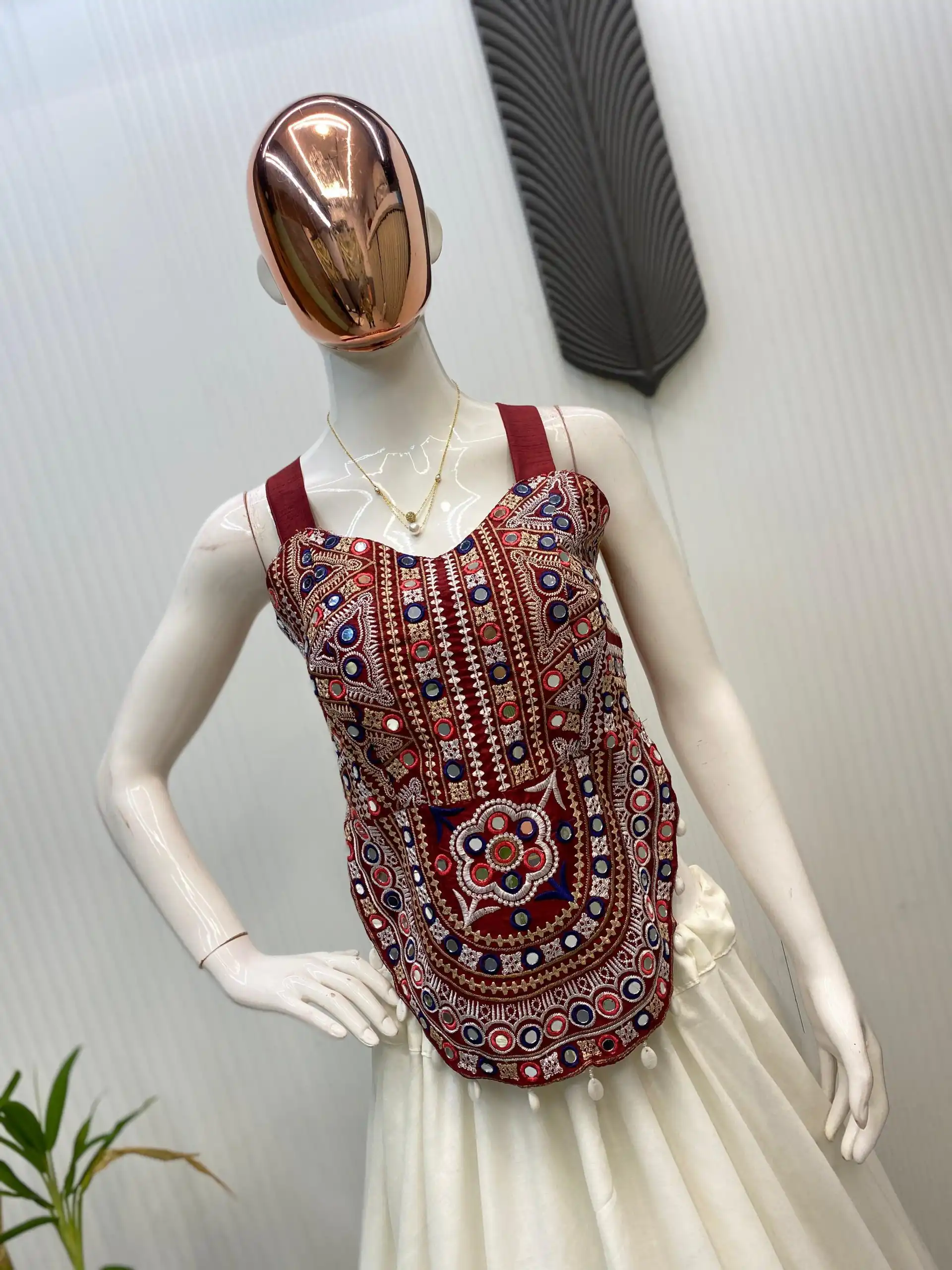 LG 652 White Bangalorey With Mirror Work & Embroidery Work Lehenga Choli . Affordable Price ₹1949. Delivery 4-6 Working Days. Shop now. | Lehenga, Bollywood Lehenga, Creative Lehenga, Designer Lehenga, Embroidered Lehenga, Party Wear Lehenga