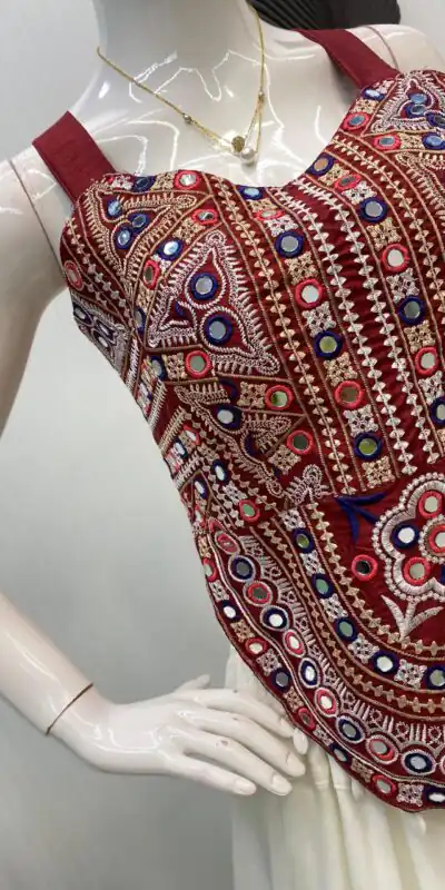 LG 652 White Bangalorey With Mirror Work & Embroidery Work Lehenga Choli . Affordable Price ₹1949. Delivery 4-6 Working Days. Shop now. | Lehenga, Bollywood Lehenga, Creative Lehenga, Designer Lehenga, Embroidered Lehenga, Party Wear Lehenga