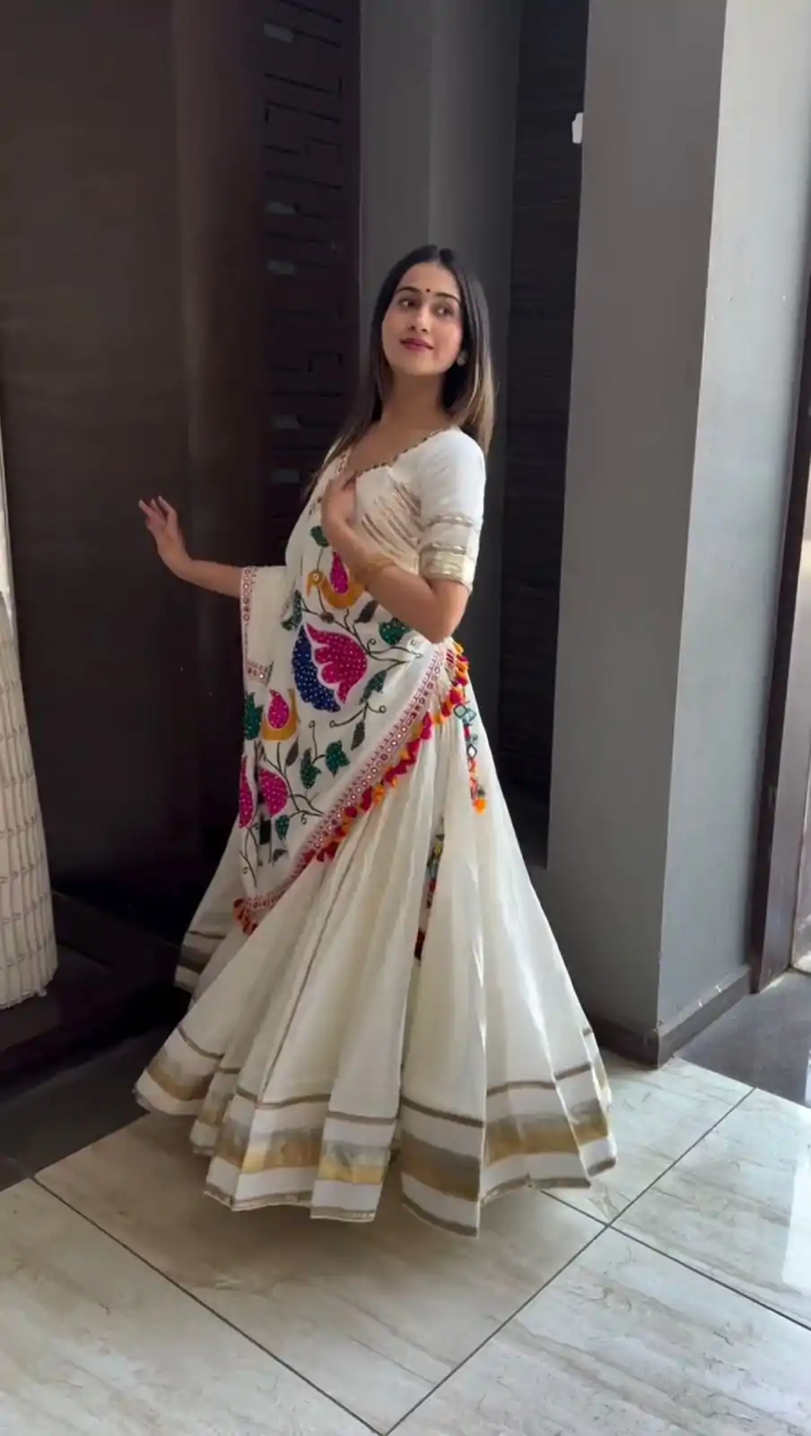 LG 653 White Cotton Lehenga Choli Perfect for Wedding, Party, Diwali, Lohri, Anniversary . Now at just ₹2399. Delivery 4-6 Working Days. Shop now. | Lehenga, Bollywood Lehenga, Creative Lehenga, Designer Lehenga, Embroidered Lehenga, Party Wear Lehenga