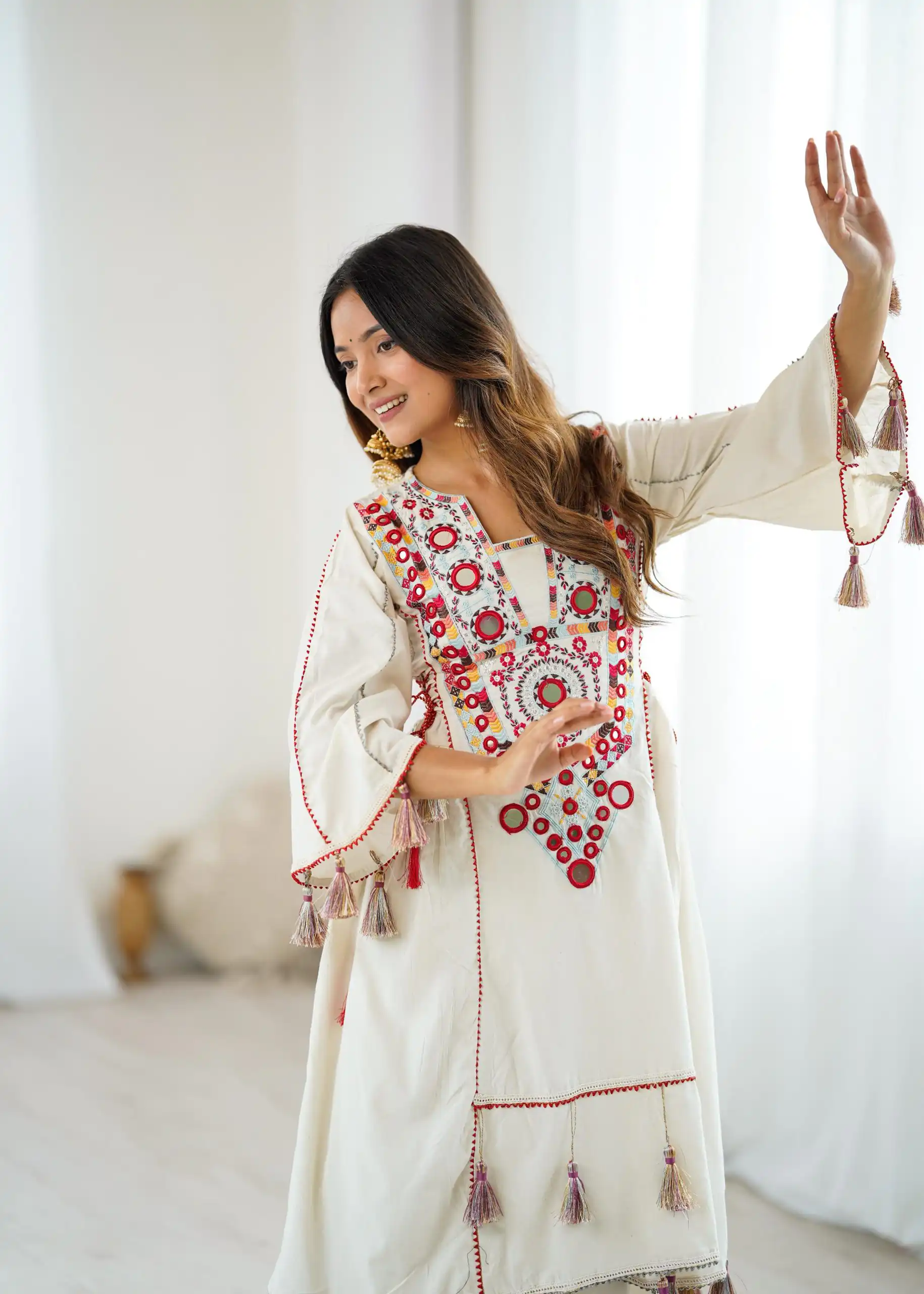 SRK 5286 White in Khadi Cotton Mirror Work & Embroidery Work Salwar Suit . Now at just ₹2099. Delivery 4-6 Working Days. Shop now. | Jump Suits, Salwar suit, Casual Suits, Creative suits, Designer Suits, Palazzo Suits, Party Wear Suits, Patiala Suits, Straight Suits