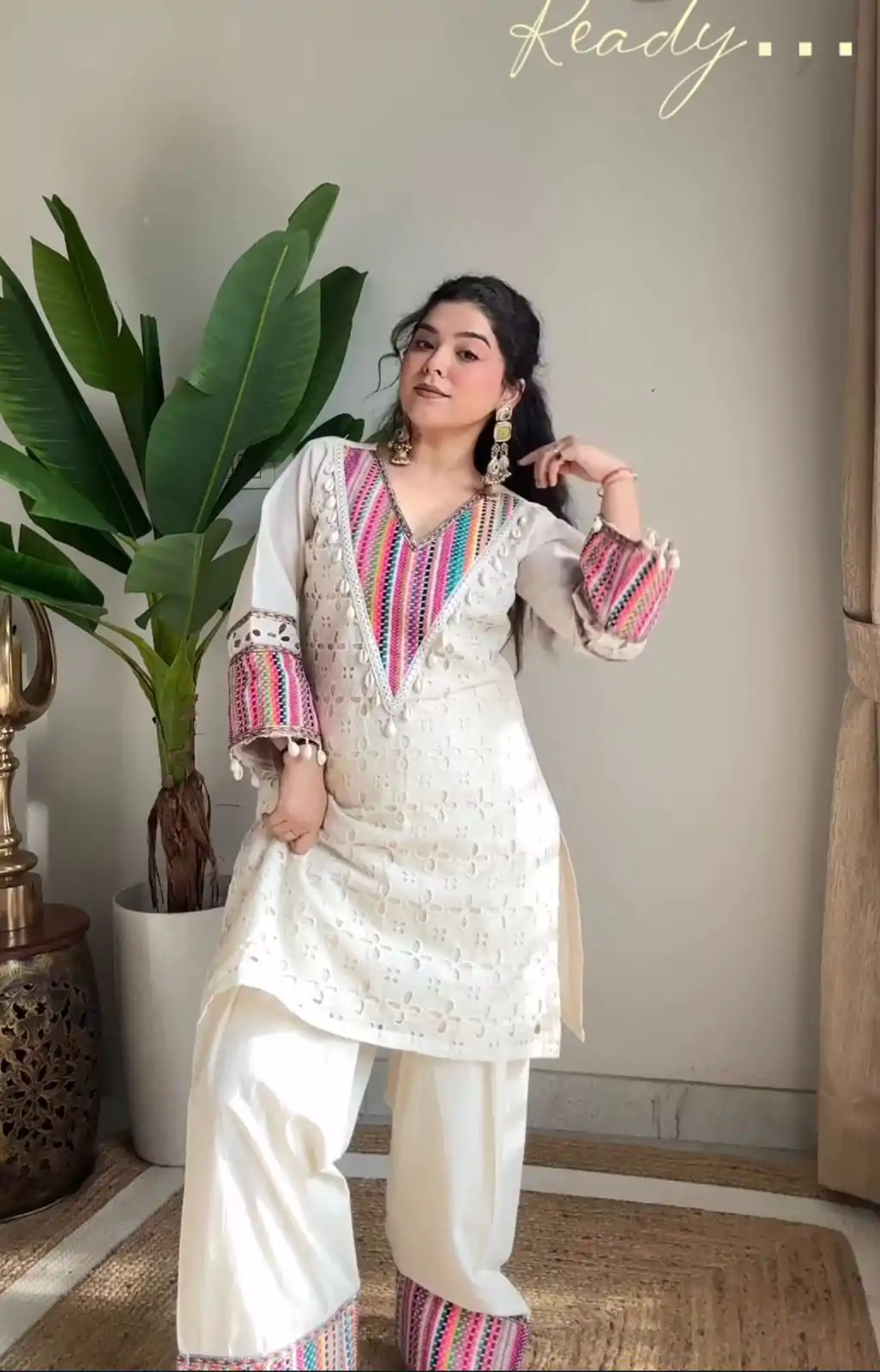 SR 1683 White Khadi Cotton with Thread Embroidery & Embroidery Work Salwar Suit just ₹1999. Delivery 4-6 Working Days. Shop now. | Jump Suits, Tops & Bottoms, Track Suits, Salwar suit, Casual Suits, Creative suits, Designer Suits, Palazzo Suits, Party Wear Suits, Patiala Suits, Straight Suits, Trendy Wear