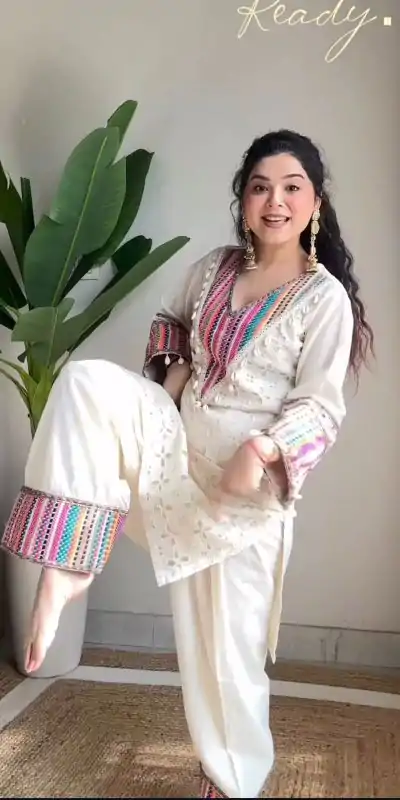 SR 1683 White Khadi Cotton with Thread Embroidery & Embroidery Work Salwar Suit just ₹1999. Delivery 4-6 Working Days. Shop now. | Jump Suits, Tops & Bottoms, Track Suits, Salwar suit, Casual Suits, Creative suits, Designer Suits, Palazzo Suits, Party Wear Suits, Patiala Suits, Straight Suits, Trendy Wear