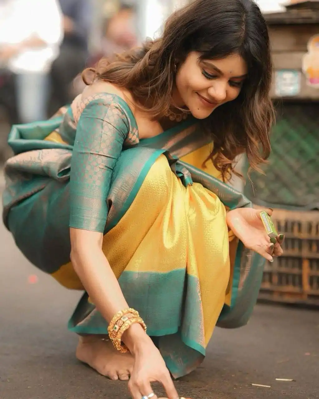 KP 5059 Yellow Color Soft Lichi Silk Cloth. Saree with Designer Work. Get it for ₹1449. Delivery 4-6 Working Days. Shop now. | Sarees, Bollywood Sarees, Creative Sarees, Designer Sarees, Embroidered Sarees, Ethnic Saree, Modern Digital sarees, Party Wear Sarees