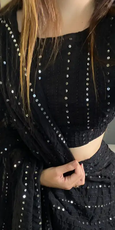 BT SUMAN Black Fox Georgette SareePerfect for Wedding, Party, Sangeet, Baisakhi, Karwa Chauth – . Special Price ₹1749. Delivery 4-6 Working Days. | Sarees, Bollywood Sarees, Creative Sarees, Designer Sarees, Embroidered Sarees, Ethnic Saree, Modern Digital sarees, Party Wear Sarees