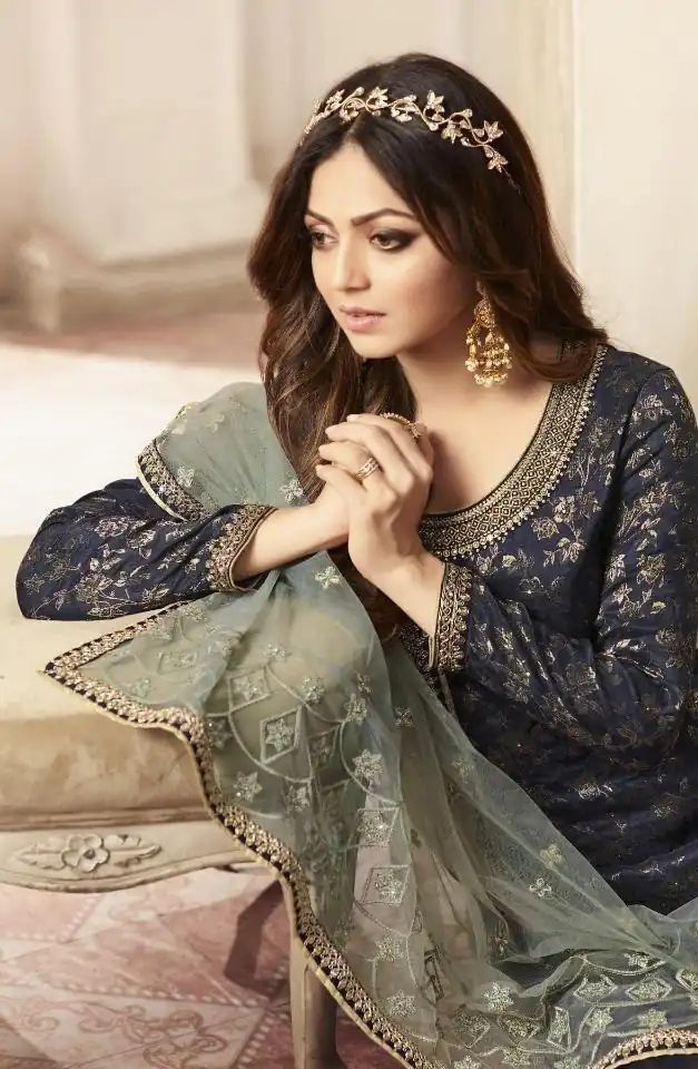 FC L.t 5401 Blue Color Jacquard Silk Georgette Diamond Sharara Suit Wedding, Party, Festive Expected Delivery 4-6 Working Days  @2999/- | Jump Suits, Salwar suit, Casual Suits, Creative suits, Designer Suits, Palazzo Suits, Party Wear Suits, Patiala Suits, Straight Suits