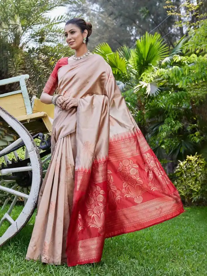 KPR 257 Chiku Soft Lichi Silk Saree with Lace Work & Lace Border. Now at just ₹1349. Delivery 4-6 Working Days. Shop now. | Sarees, Bollywood Sarees, Creative Sarees, Designer Sarees, Embroidered Sarees, Ethnic Saree, Modern Digital sarees, Party Wear Sarees