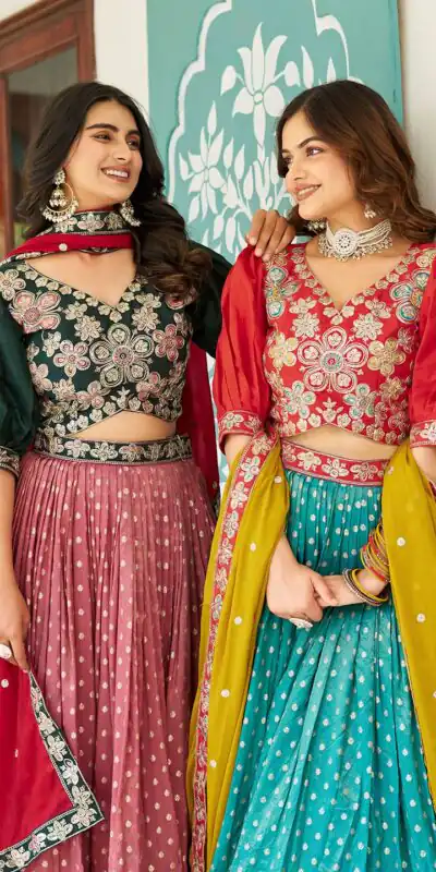 Ram 104 Firozi mono silk Lehenga Choli Perfect for Wedding, Party, Anniversary, Onam, Ethnic Day – . Festive Deal ₹3149. Delivery 4-6 Working Days. | Lehenga, Bollywood Lehenga, Creative Lehenga, Designer Lehenga, Embroidered Lehenga, Party Wear Lehenga