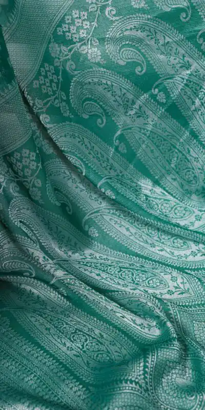 YNF 7901 Firozi Color Nylon Georgette Zari Weaving Work Saree Casual, Wedding, Festive, Events . Expected Delivery 4-6 Working Days @1599/- only | Sarees, Bollywood Sarees, Creative Sarees, Designer Sarees, Embroidered Sarees, Ethnic Saree, Modern Digital sarees, Party Wear Sarees
