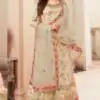 FC L.t 5401 Off White Color Jacquard Silk Georgette Diamond Sharara Suit Wedding, Party, Festive Expected Delivery 4-6 Working Days  @2999/- | Jump Suits, Salwar suit, Casual Suits, Creative suits, Designer Suits, Palazzo Suits, Party Wear Suits, Patiala Suits, Straight Suits