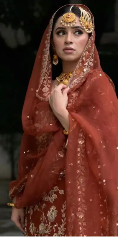 VLM 226 Orange Fox Georgette with Embroidery Work & Lace Work Salwar Suit . Festive Deal ₹2499. Delivery 4-6 Working Days. Shop now. | Jump Suits, Salwar suit, Casual Suits, Creative suits, Designer Suits, Palazzo Suits, Party Wear Suits, Patiala Suits, Straight Suits