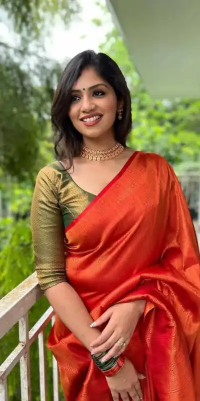 KP 4084 Orange Soft Lichi Silk Saree with Lace Work & Lace Border. Festive Deal ₹1399. Delivery 4-6 Working Days. Shop now. | Sarees, Bollywood Sarees, Creative Sarees, Designer Sarees, Embroidered Sarees, Ethnic Saree, Modern Digital sarees, Party Wear Sarees