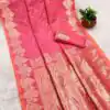 MB 142 Peach Banarasi Silk with Zari Work & Lace Work Saree . Affordable Price ₹1899. Delivery 4-6 Working Days. Shop now. | Sarees, Bollywood Sarees, Creative Sarees, Designer Sarees, Embroidered Sarees, Ethnic Saree, Modern Digital sarees, Party Wear Sarees