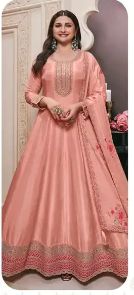 FC NAAZ 73051 Peach Vichitra Salwar Suit with Embroidery Work & Zari Work. Available at ₹3349 only. Delivery 4-6 Working Days. Shop now. | Jump Suits, Salwar suit, Casual Suits, Creative suits, Designer Suits, Palazzo Suits, Party Wear Suits, Patiala Suits, Straight Suits