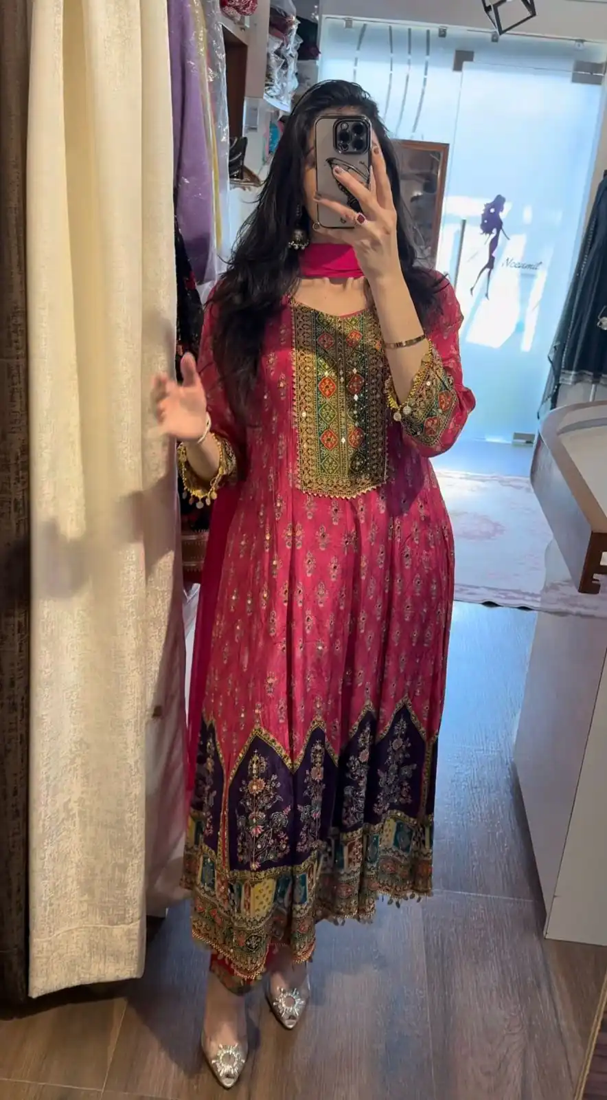 BE 405 Pink in Chinon Lace Work & Mirror Work Salwar Suit . Available at ₹1999 only. Delivery 4-6 Working Days. Shop now. | Jump Suits, Salwar suit, Casual Suits, Creative suits, Designer Suits, Palazzo Suits, Party Wear Suits, Patiala Suits, Straight Suits