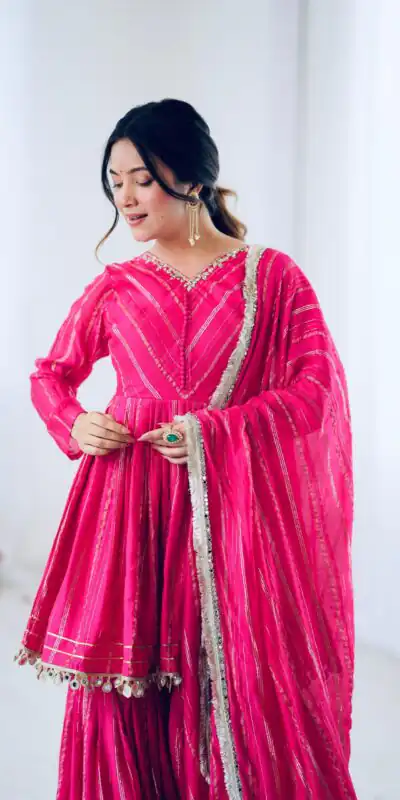 SRK 5300 Pink Mal Chanderi With Lace Work & Mirror Work Salwar Suit . Get it for ₹2099. Delivery 4-6 Working Days. Shop now. | Jump Suits, Tops & Bottoms, Track Suits, Salwar suit, Casual Suits, Creative suits, Designer Suits, Palazzo Suits, Party Wear Suits, Patiala Suits, Straight Suits, Trendy Wear
