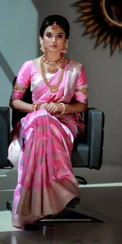 KPR 092 Pink Color Soft Lichi Silk Saree with Lace Work & Lace Border. Get it for ₹1299. Delivery 4-6 Working Days. Shop now. | Sarees, Bollywood Sarees, Creative Sarees, Designer Sarees, Embroidered Sarees, Ethnic Saree, Modern Digital sarees, Party Wear Sarees