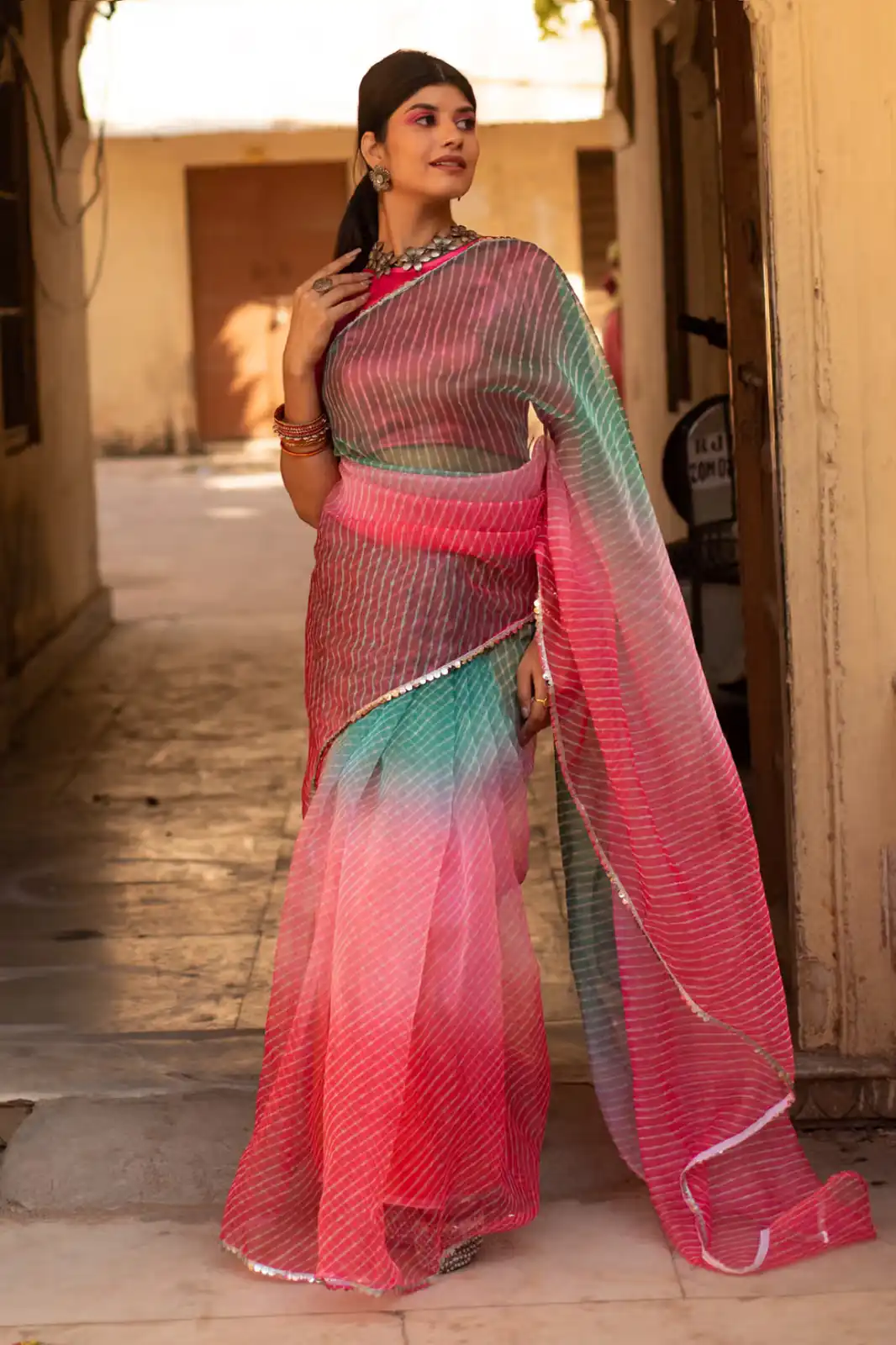 BT 331 Pink Soft T.b. Organza Silk with Sequins Work & Lace Work Saree . Available at ₹1499 only. Delivery 4-6 Working Days. Shop now. | Sarees, Bollywood Sarees, Creative Sarees, Designer Sarees, Embroidered Sarees, Ethnic Saree, Modern Digital sarees, Party Wear Sarees