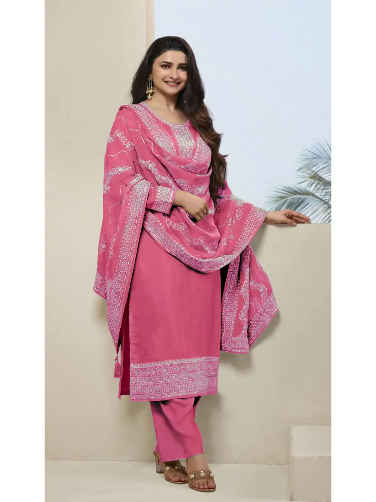 DS 64952 Pink in Vichitra Embroidery Work Salwar Suit . Wedding, Party, Festive, Events, Special Price ₹2049. Delivery 4-6 Working Days. Shop now. | Jump Suits, Salwar suit, Casual Suits, Creative suits, Designer Suits, Palazzo Suits, Party Wear Suits, Patiala Suits, Straight Suits