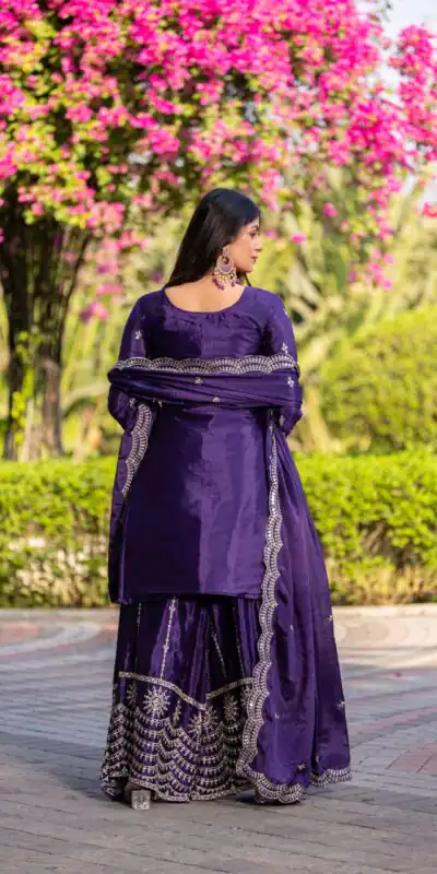 Ram 098 Purple Color Chinon Embroidery Work Salwar Suit in . Introductory Price ₹2549. Delivery 4-6 Working Days. Shop now. | Jump Suits, Salwar suit, Casual Suits, Creative suits, Designer Suits, Palazzo Suits, Party Wear Suits, Patiala Suits, Straight Suits