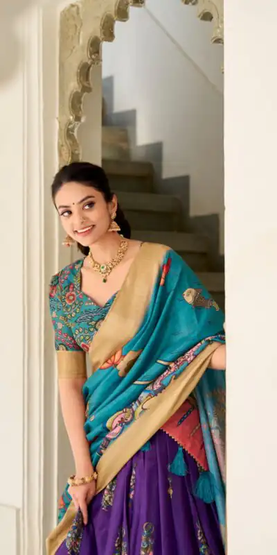 LNB 1017 Purple Dola Silk Lehenga Choli. Perfect for Wedding, Party, Pooja, Reception, Bridal Wear – Available at ₹1899 only. Delivery 4-6 Working Day | Lehenga, Bollywood Lehenga, Creative Lehenga, Designer Lehenga, Embroidered Lehenga, Party Wear Lehenga