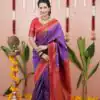MS 536 Purple Color Banarasi Silk Saree with Zari Work. Wedding, Party, Festive, Events, Available at ₹1699 only. Delivery 4-6 Working Days. Shop now. | Sarees, Bollywood Sarees, Creative Sarees, Designer Sarees, Embroidered Sarees, Ethnic Saree, Modern Digital sarees, Party Wear Sarees