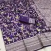 MB 105 Royal Purple in Color Khaddi Pashmina Lace Work & Zari Work Saree . Special Price ₹1999. Delivery 4-6 Working Days. Shop now. | Sarees, Bollywood Sarees, Creative Sarees, Designer Sarees, Embroidered Sarees, Ethnic Saree, Modern Digital sarees, Party Wear Sarees