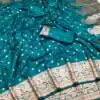 MB 1132 Teal Banarasi silk Saree Perfect for Wedding, Party, Traditional Day, Lohri, Durga Puja – . Festive Deal ₹1849. Delivery 4-6 Working Days. | Sarees, Bollywood Sarees, Creative Sarees, Designer Sarees, Embroidered Sarees, Ethnic Saree, Modern Digital sarees, Party Wear Sarees