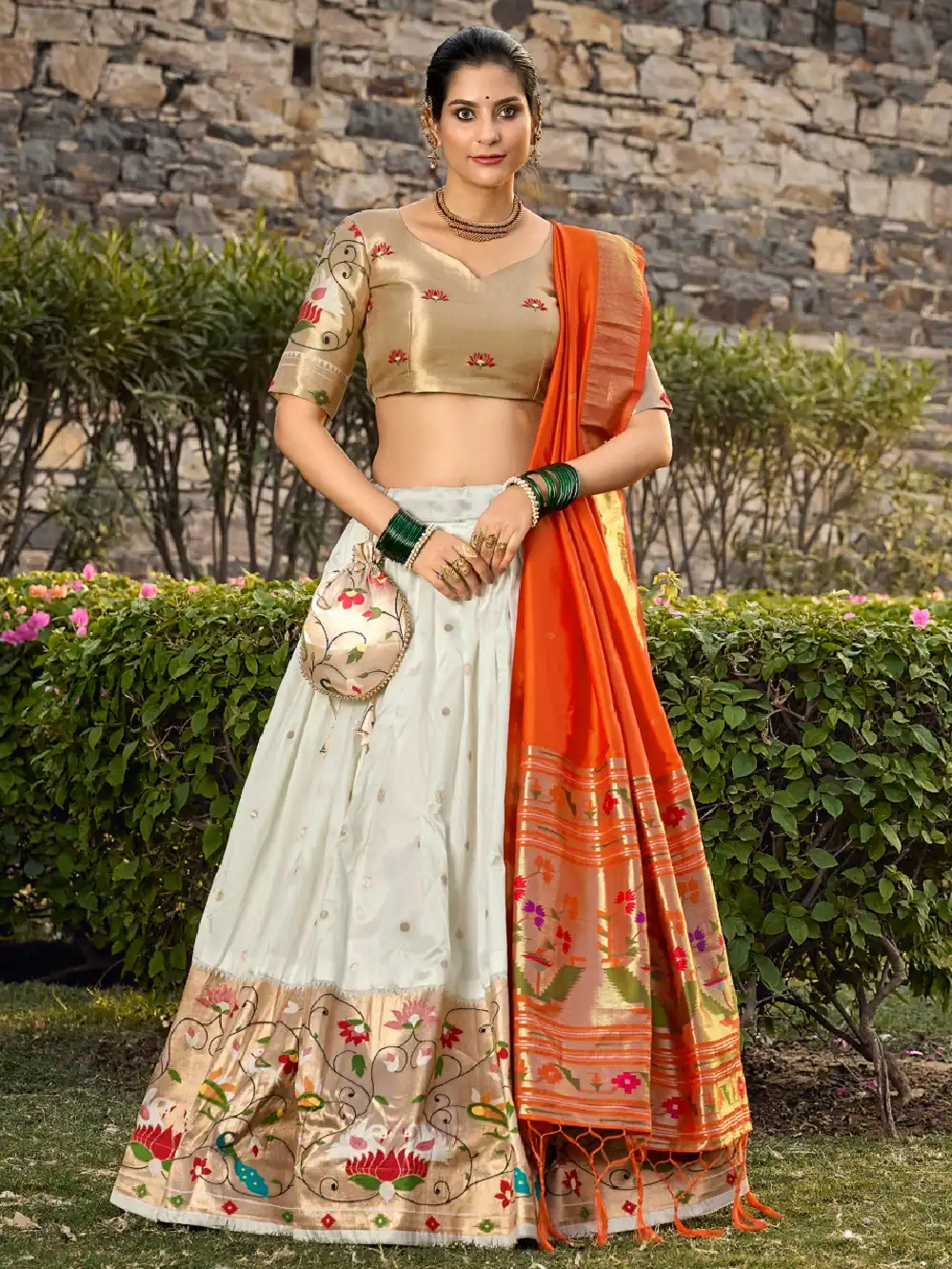 LNB 2021 White Jacquard Silk Weaving Zari Lehenga Choli Festive Party Wedding, Events etc. Delivery 4-6 Working Days @4099/- | Lehenga, Bollywood Lehenga, Creative Lehenga, Designer Lehenga, Embroidered Lehenga, Party Wear Lehenga
