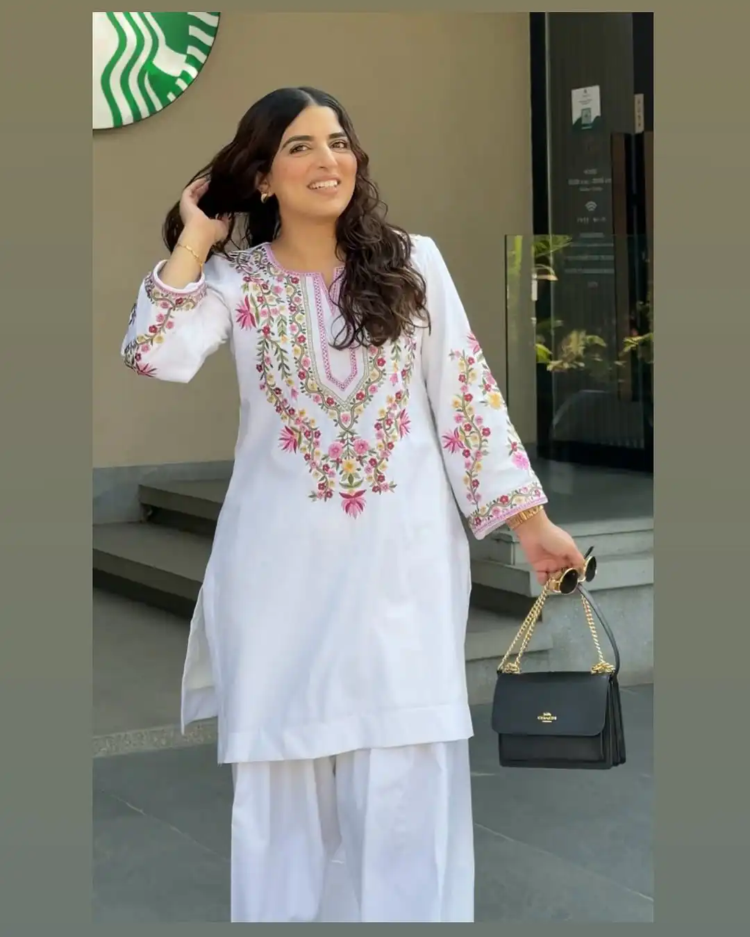SRK 5272 White Natural Crep Silk with Embroidery Work Salwar Suit . Affordable Price ₹1799. Delivery 4-6 Working Days. Shop now. | Jump Suits, Salwar suit, Casual Suits, Creative suits, Designer Suits, Palazzo Suits, Party Wear Suits, Patiala Suits, Straight Suits