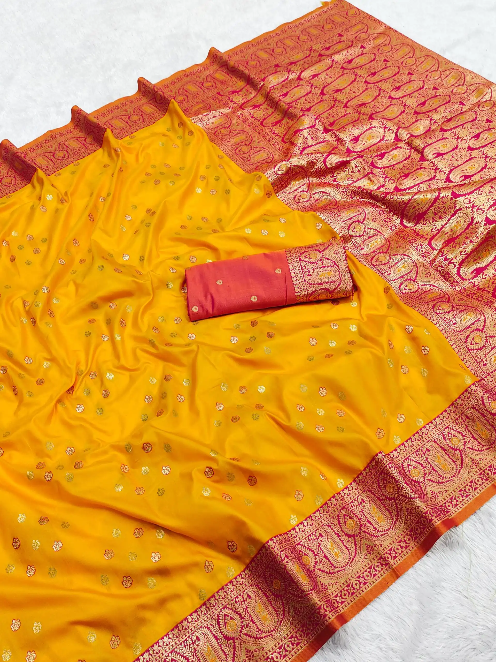 MB 3312-A Yellow in Rich Banarasi Silk Zari Work & Lace Work Saree . Affordable Price ₹2049. Delivery 4-6 Working Days. Shop now. | Sarees, Bollywood Sarees, Creative Sarees, Designer Sarees, Embroidered Sarees, Ethnic Saree, Modern Digital sarees, Party Wear Sarees