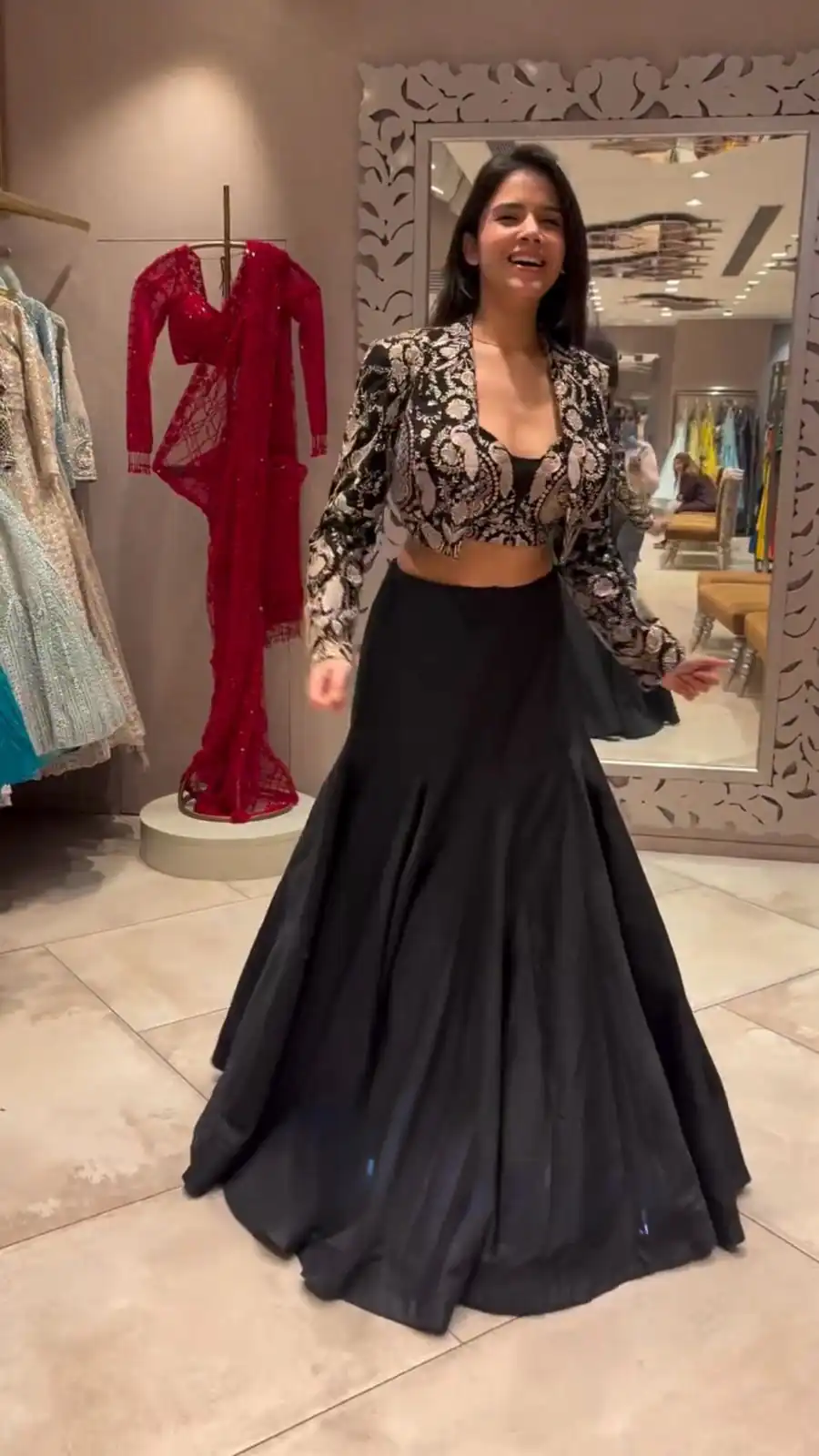 RTC 6488 Black Color Tapeta Silk Thread With Sequence Lehenga Choli Casual, Wedding, Party, Festive, Events Etc.4-6 Working Days @2149/- Only | Lehenga, Bollywood Lehenga, Creative Lehenga, Designer Lehenga, Embroidered Lehenga, Party Wear Lehenga