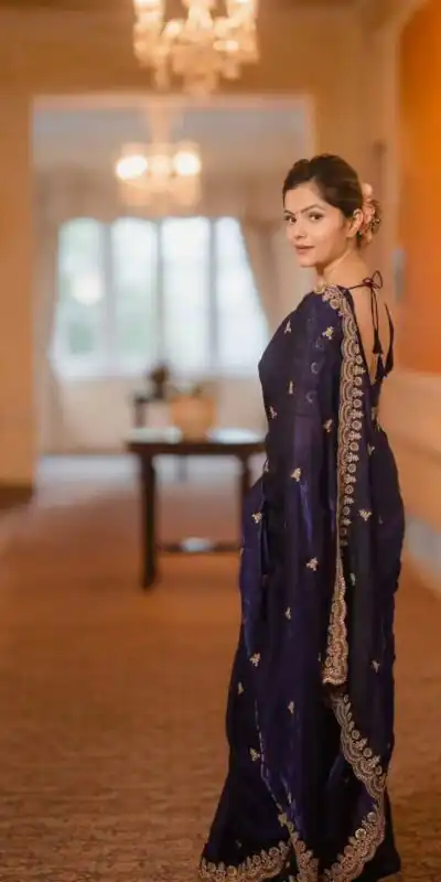 BT 434 Blue Fandy Sattin Silk Saree with Zari Work. Wedding, Party, Festive, Events, Best Price ₹2049. Delivery 4-6 Working Days. Shop now. | Sarees, Bollywood Sarees, Creative Sarees, Designer Sarees, Embroidered Sarees, Ethnic Saree, Modern Digital sarees, Party Wear Sarees