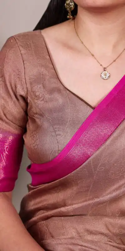 YNF 7910 Brown in Color Marsh Mello Zari Work Saree . Wedding, Party, Festive Festive Deal ₹1449. Delivery 4-6 Working Days. Shop now. | Sarees, Bollywood Sarees, Creative Sarees, Designer Sarees, Embroidered Sarees, Ethnic Saree, Modern Digital sarees, Party Wear Sarees