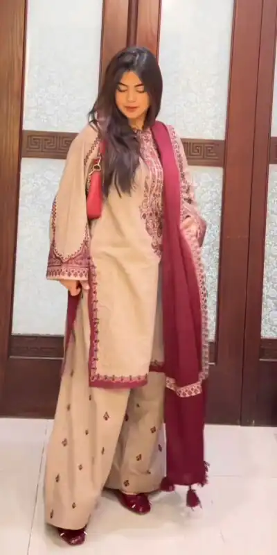 SRK 5274 Chiku Faux Georgette Salwar Suit. Perfect for Wedding, Party, Engagement, Karwa Chauth, Eid – Grab it for ₹2049. Delivery 4-6 Working Days. | Lehenga, Bollywood Lehenga, Creative Lehenga, Designer Lehenga, Embroidered Lehenga, Party Wear Lehenga