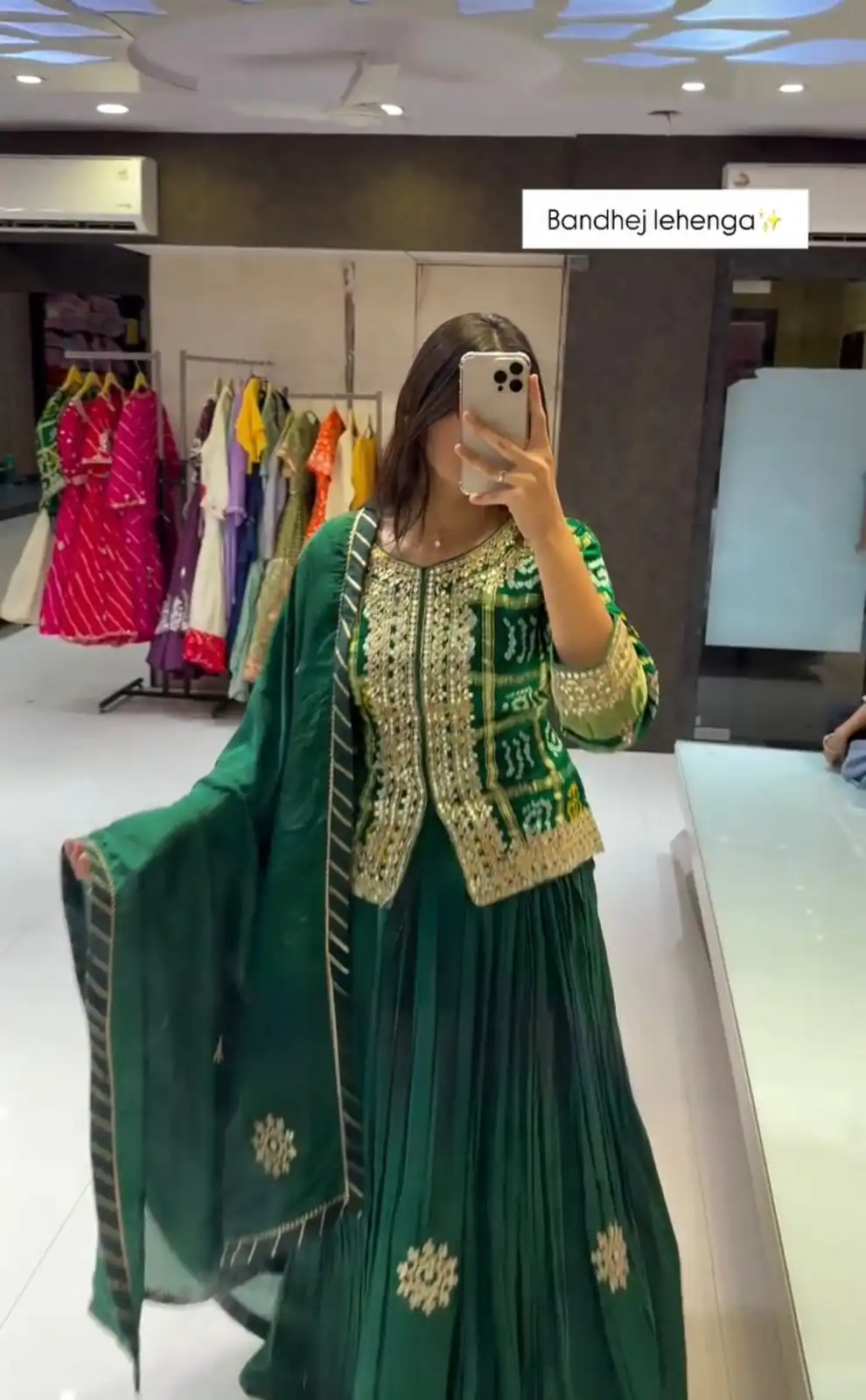 KF 1709 Green Chinon Lehenga Choli Perfect for Wedding, Party, Eid, Makar Sankranti, Reception – . Available at ₹2099 only. Delivery 4-6 Working Days. | Lehenga, Bollywood Lehenga, Creative Lehenga, Designer Lehenga, Embroidered Lehenga, Party Wear Lehenga