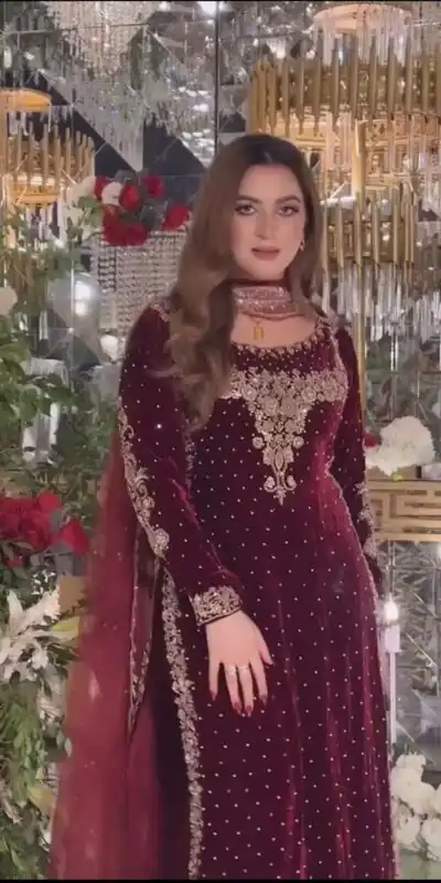 NSR 876 Maroon Viscose Velvet Salwar Suit with Lace Work & Embroidery Work. Exclusive Offer ₹2399. Delivery 4-6 Working Days. Shop now. | Jump Suits, Salwar suit, Casual Suits, Creative suits, Designer Suits, Palazzo Suits, Party Wear Suits, Patiala Suits, Straight Suits