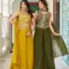 Ram 107 Mustard in Color Star Georgette Embroidery Work Salwar Suit . Festive Deal ₹2099. Delivery 4-6 Working Days. Shop now. | Jump Suits, Salwar suit, Casual Suits, Creative suits, Designer Suits, Palazzo Suits, Party Wear Suits, Patiala Suits, Straight Suits