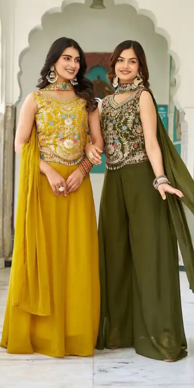 Ram 107 Mustard in Color Star Georgette Embroidery Work Salwar Suit . Festive Deal ₹2099. Delivery 4-6 Working Days. Shop now. | Jump Suits, Salwar suit, Casual Suits, Creative suits, Designer Suits, Palazzo Suits, Party Wear Suits, Patiala Suits, Straight Suits