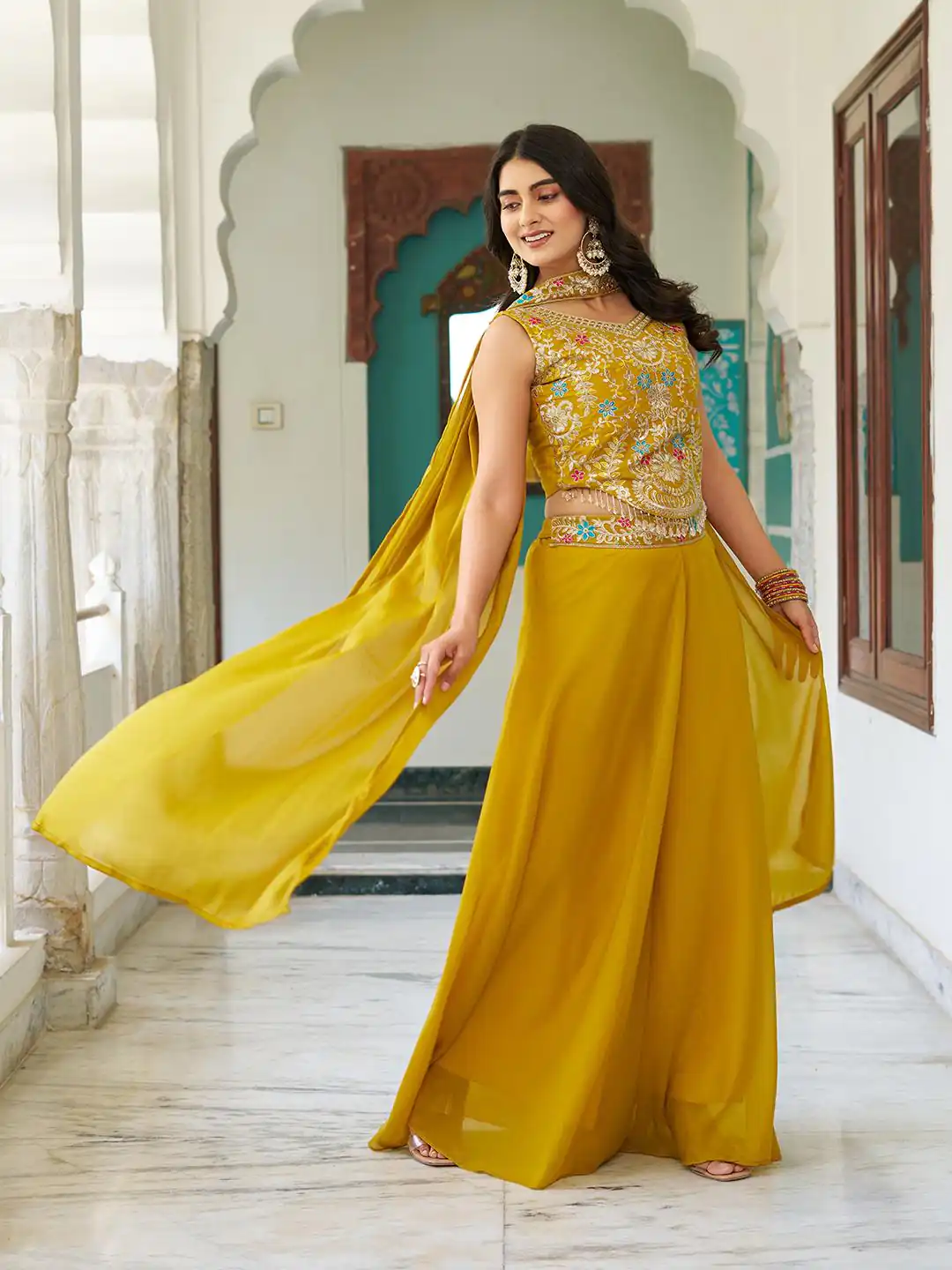 Ram 107 Mustard in Color Star Georgette Embroidery Work Salwar Suit . Festive Deal ₹2099. Delivery 4-6 Working Days. Shop now. | Jump Suits, Salwar suit, Casual Suits, Creative suits, Designer Suits, Palazzo Suits, Party Wear Suits, Patiala Suits, Straight Suits