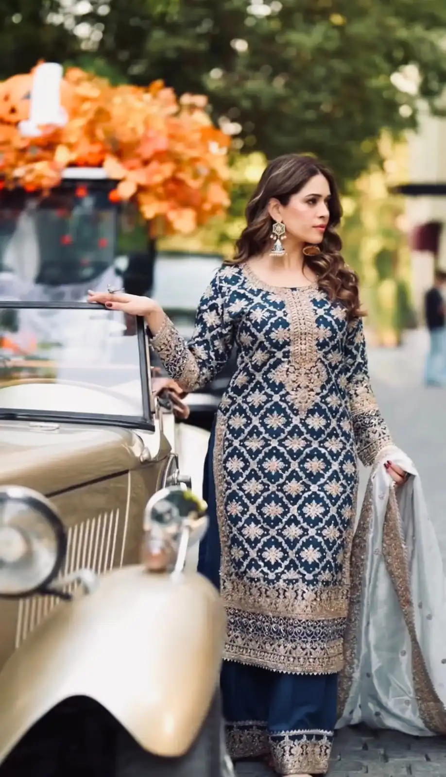 SRK 5310 Navy Blue Faux Georgette Salwar Suit Perfect for Wedding, Party, Baisakhi, Pooja, Reception – . Best Price ₹2149. Delivery 4-6 Working Da | Lehenga, Bollywood Lehenga, Creative Lehenga, Designer Lehenga, Embroidered Lehenga, Party Wear Lehenga