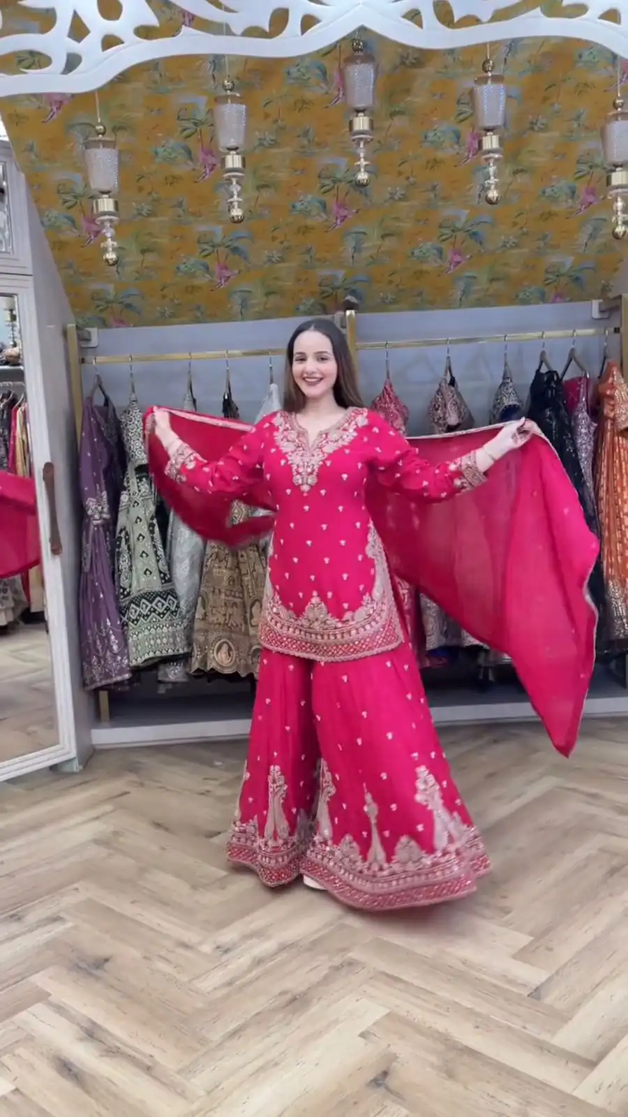 LG 2029 Pink Chinon Salwar Suit with Embroidery Work. Wedding, Party, Festive, Events, Special Price ₹2399. Delivery 4-6 Working Days. Shop now. | Jump Suits, Tops & Bottoms, Track Suits, Salwar suit, Casual Suits, Creative suits, Designer Suits, Palazzo Suits, Party Wear Suits, Patiala Suits, Straight Suits, Trendy Wear